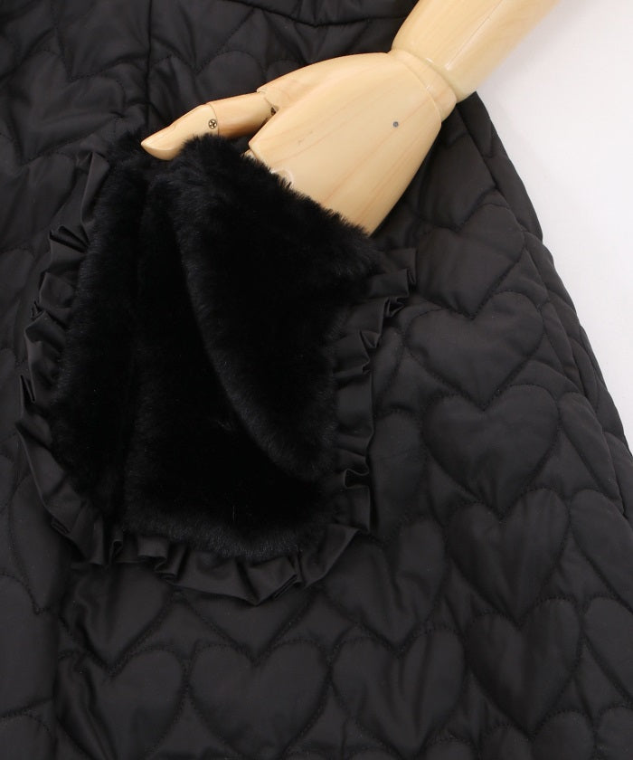 Heart Quilted Coat – axes femme from JAPAN