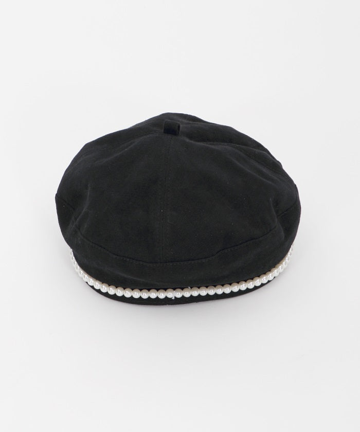 パールデザインベレー帽