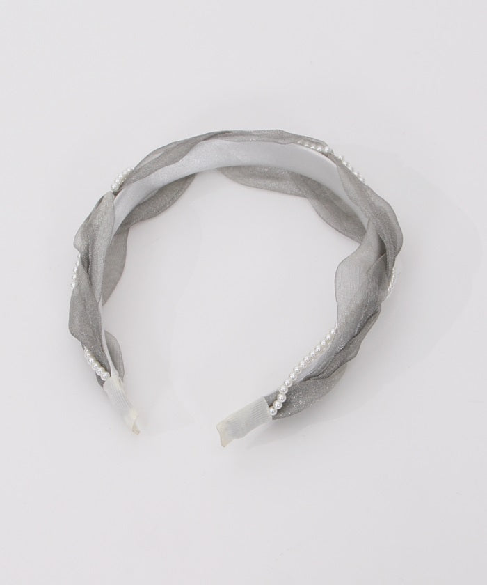 Pearl Organdy Headband