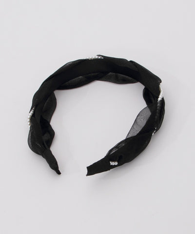 Pearl Organdy Headband