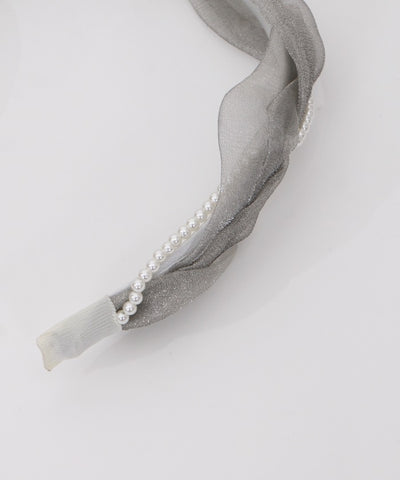 Pearl Organdy Headband