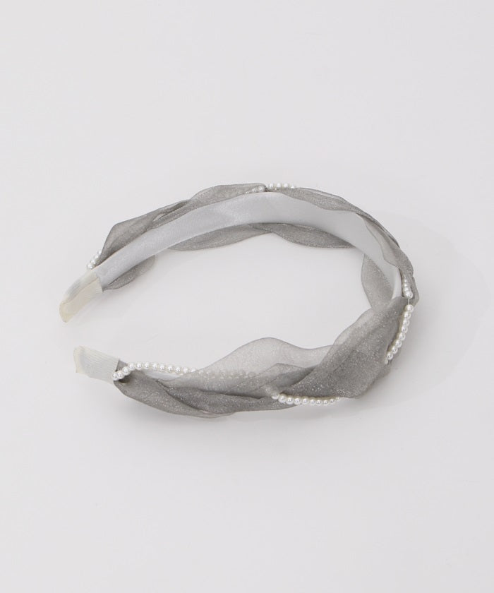 Pearl Organdy Headband
