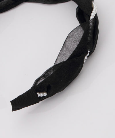 Pearl Organdy Headband