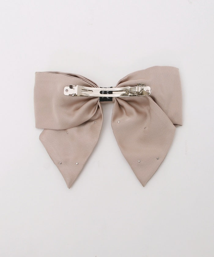 Butterfly Charm Ribbon Barrette Clip
