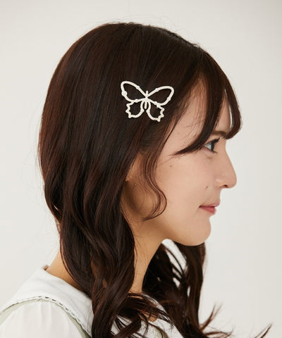 Pearl Butterfly Hairpin