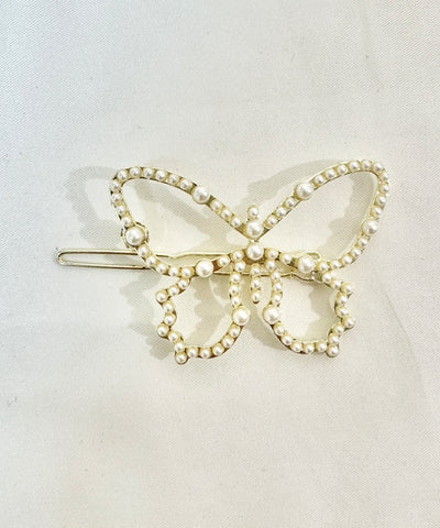 Pearl Butterfly Hairpin
