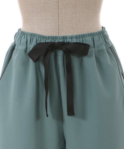 Chinese Button Side-Striped Pants