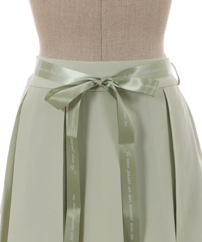 Bicolor Pleated Miniskirt