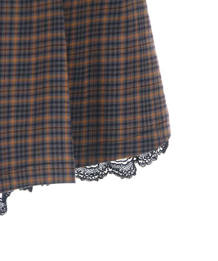 Tuck Mini Skirt with Belt