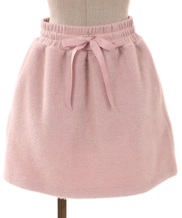 Chenille Knit Style Mini Skirt