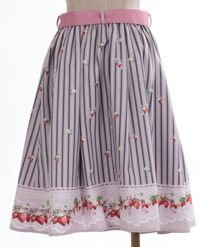 Strawberry Ribbon Skirt