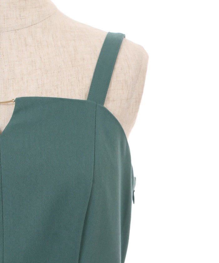 Metal Bar Camisole Dress