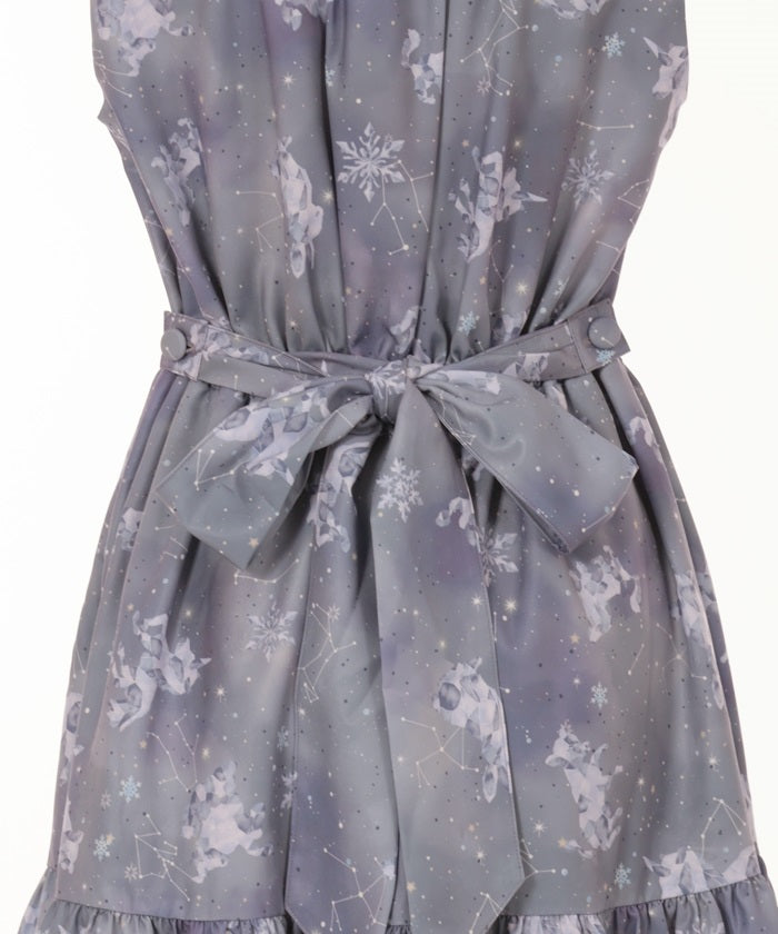 Ice Crystal Dress with Ribbon