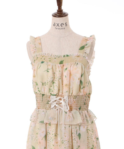 Hibiscus Pattern Dress