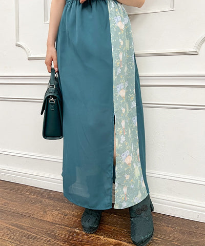 Lantern Flower Print Dress