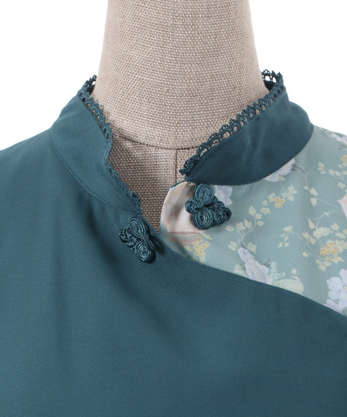 Lantern Flower Print Dress