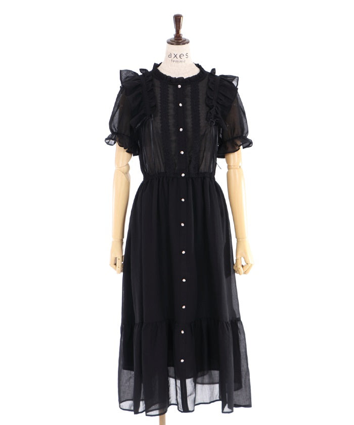 Volume Frill Dress