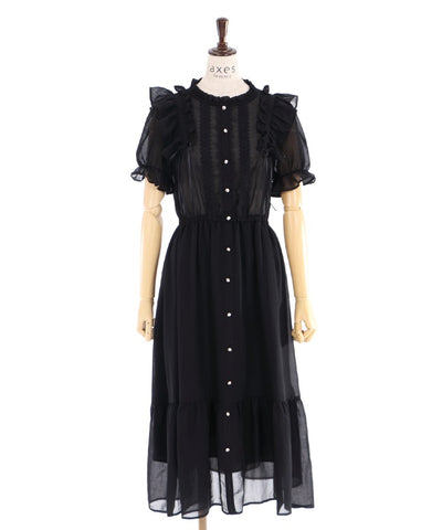 Volume Frill Dress