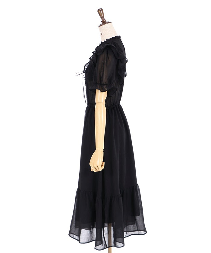Volume Frill Dress