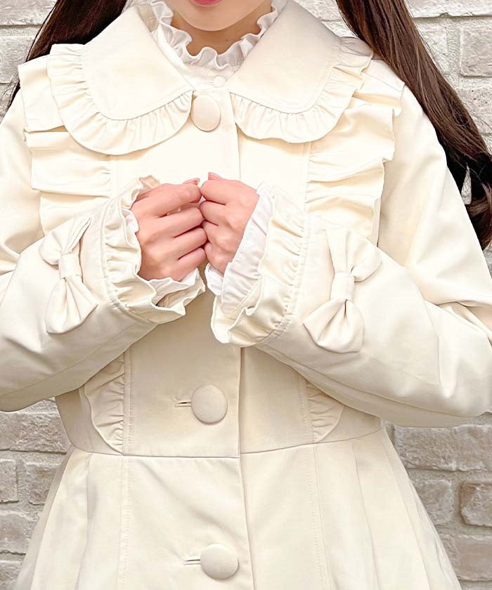 Girly Ribbon Trench Coat – axes femme from JAPAN