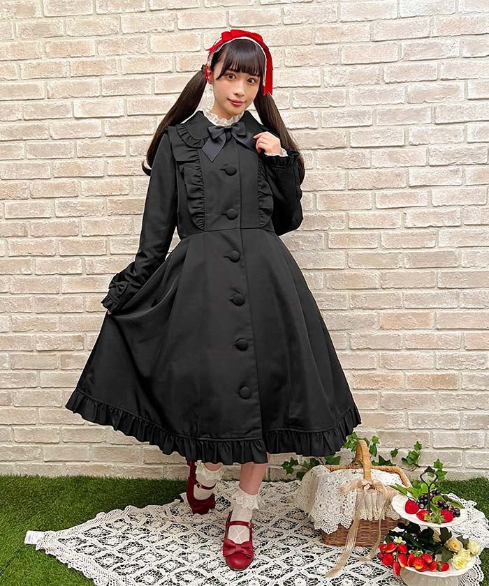 Girly Ribbon Trench Coat – axes femme from JAPAN