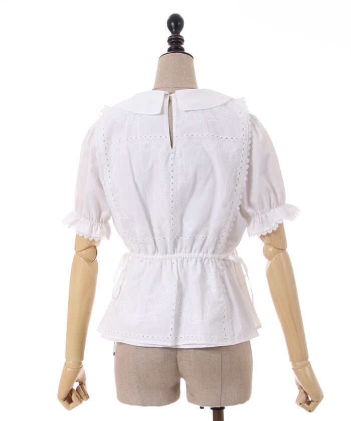 Embroidery Lace Taboulier Design Blouse