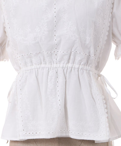 Embroidery Lace Taboulier Design Blouse