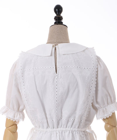 Embroidery Lace Taboulier Design Blouse