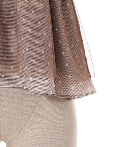 Dotted Peplum Design Blouse