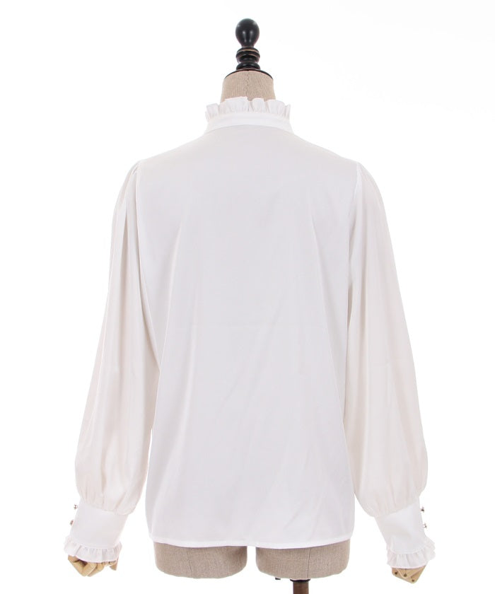 Striped Satin Blouse