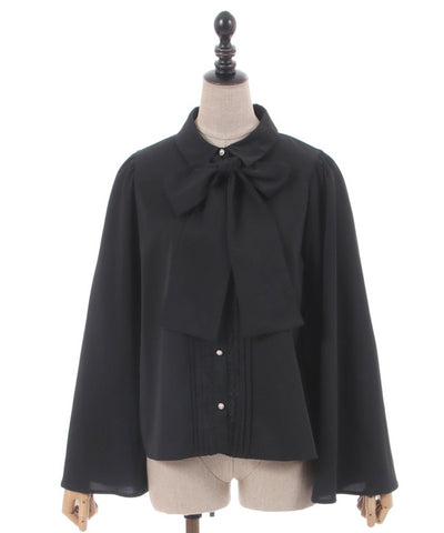 Slit Flare Sleeves Blouse