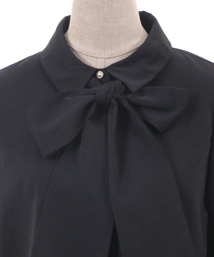 Slit Flare Sleeves Blouse