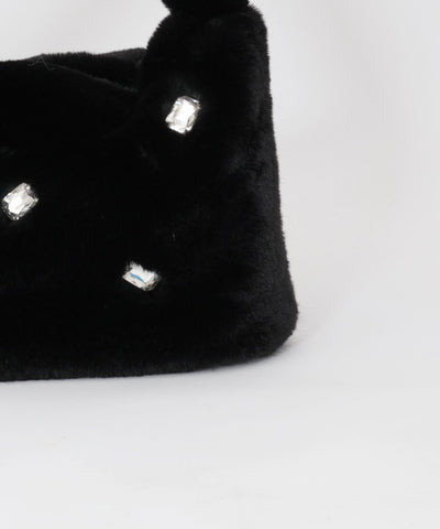Fur Bag with Bijoux