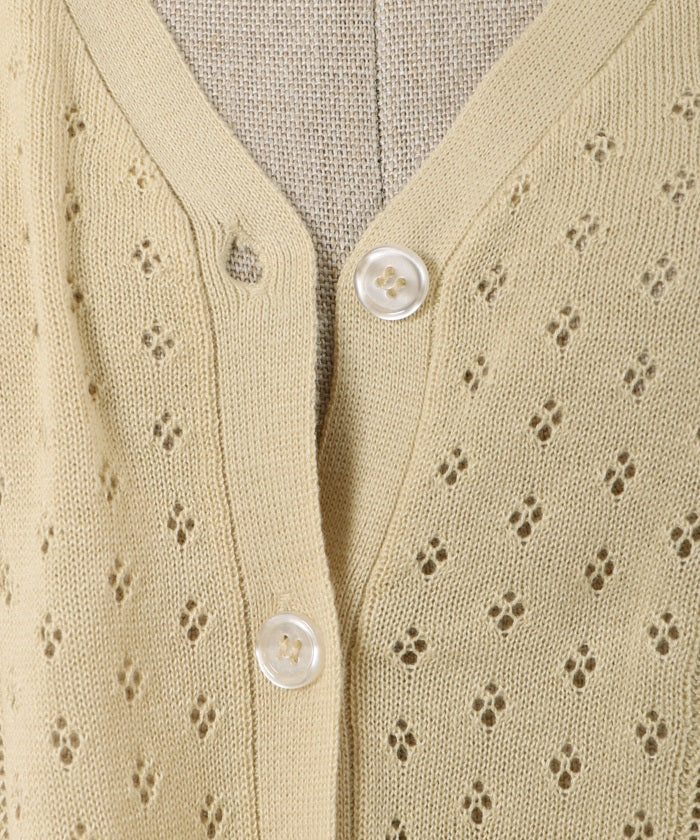 Cherry Embroidery Knit Cardigan