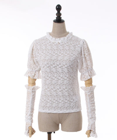 Lace Pullover with Arm Covers