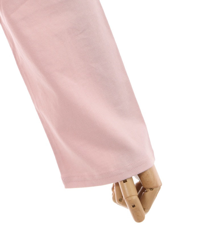 Embroidery Off-Shoulder Long T-Shirt