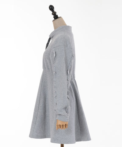 Fleece-Lined Cut & Sewn Mini Dress