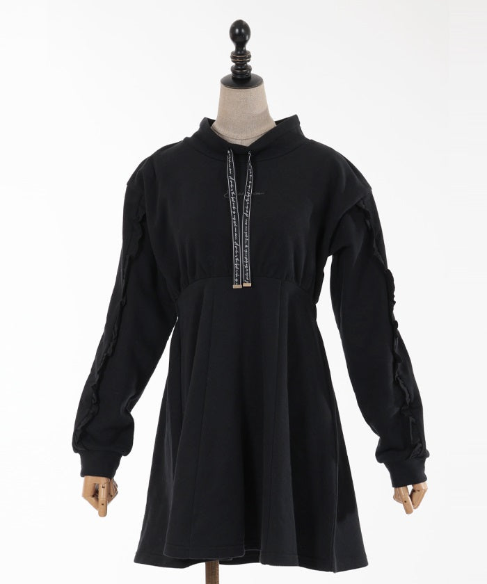 Fleece-Lined Cut & Sewn Mini Dress