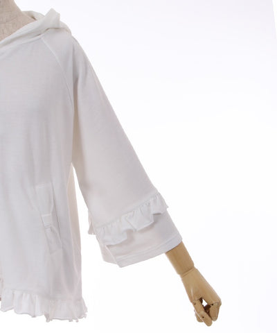 Ribbon Pocket Flare Hoodie