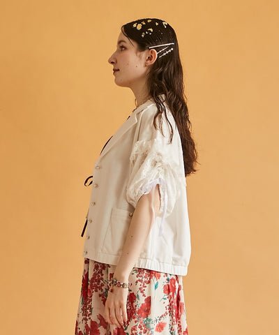 Lace Sleeve Jacket