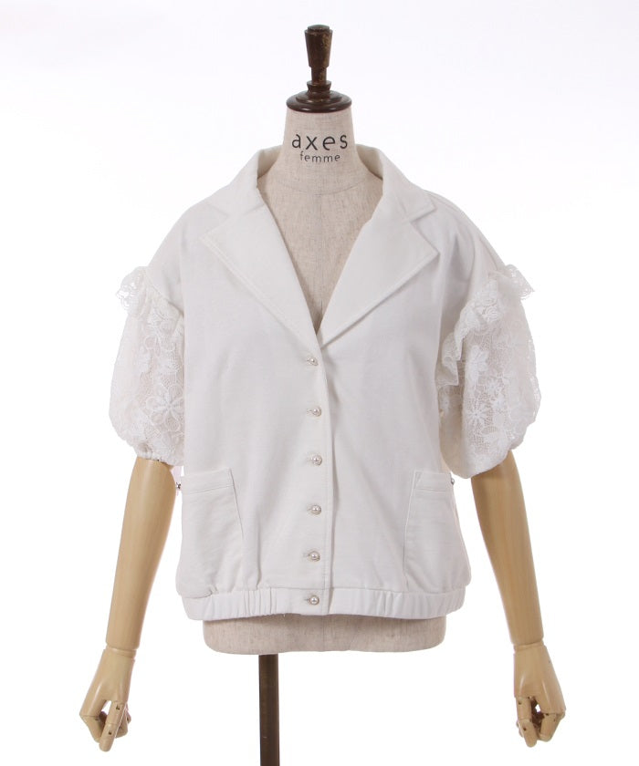 Lace Sleeve Jacket