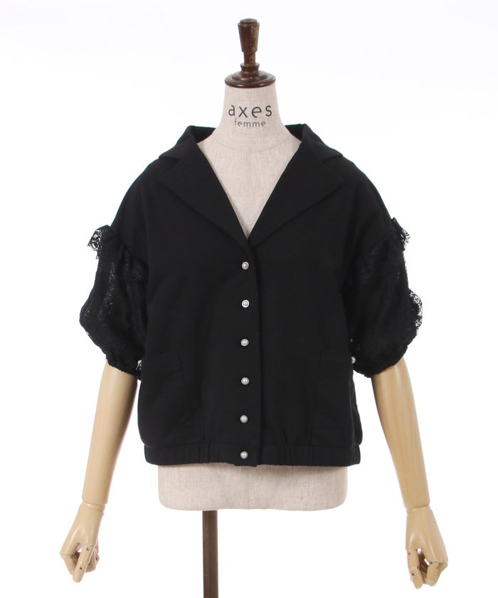 Lace Sleeve Jacket